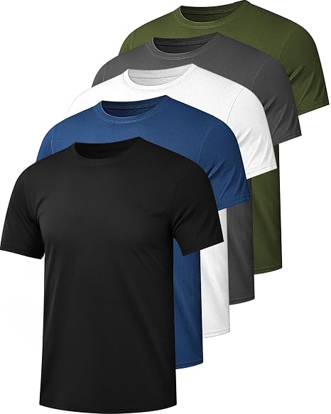 Kinglaman Men’s Workout Gym T-Shirts