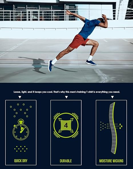 Kinglaman Men’s Workout Gym T-Shirts