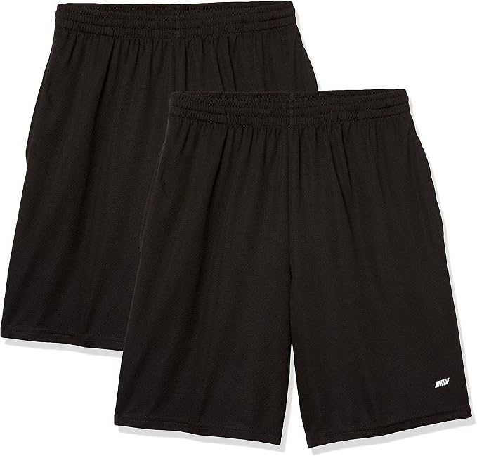 Men’s Athletic Basketball Gym Shorts – 2 Pack