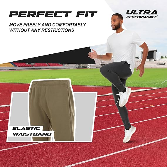Ultra Performance Men’s Joggers – 3 Pack