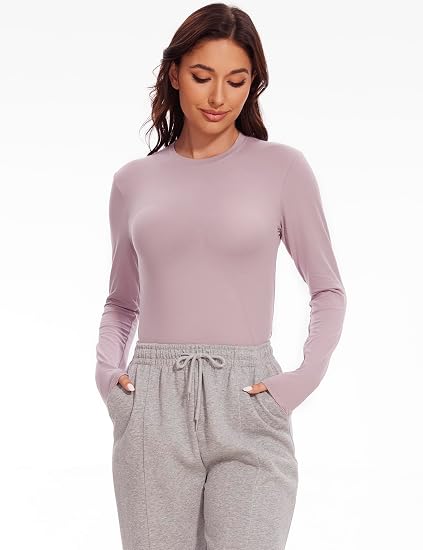 Kinglaman Women’s Long Sleeve Shirts – 5 Pack