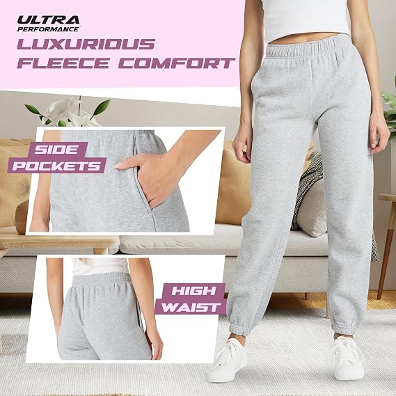 Ultra Performance Women’s Joggers – 3 Pack