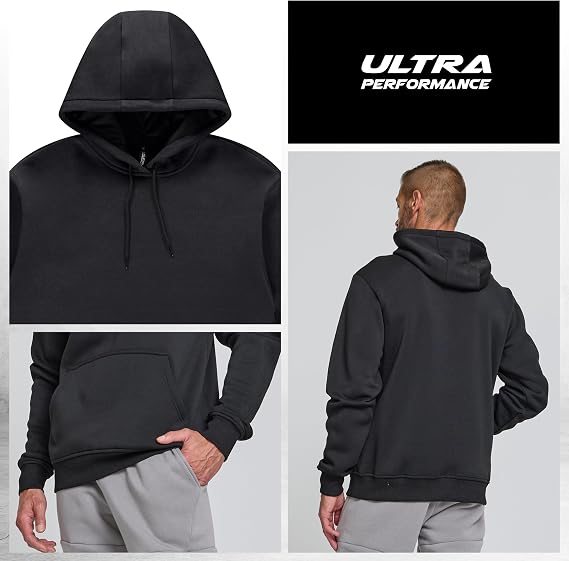 Ultra Performance Men’s Fleece Pullover Hoodie